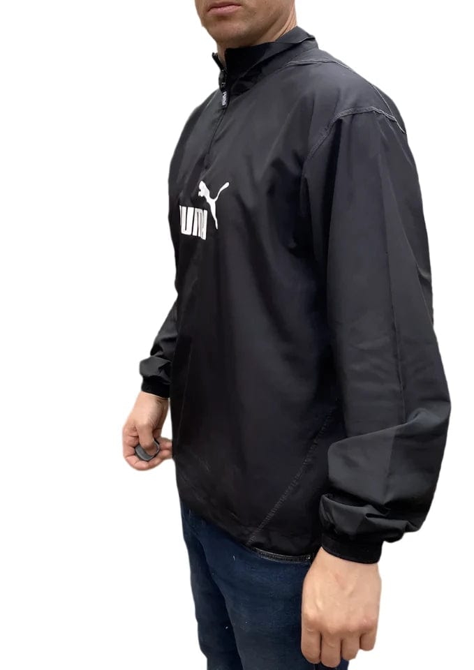 PUMA Mens sports S / Black PUMA - Windbreaker Retro Festival Coat Logo