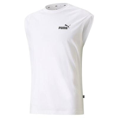 PUMA Mens Tops L / White PUMA - Essential Sleeveless T-Shirt