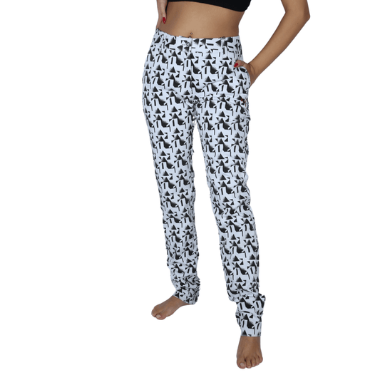 PUMA Womens Bottoms PUMA - Printed Straight leg pants