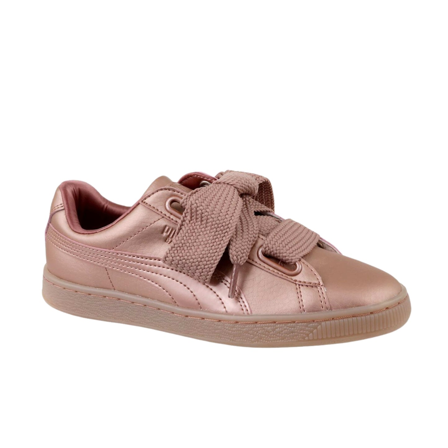 PUMA Womens Shoes PUMA - Basket Heart Copper Gold Skate Shoes