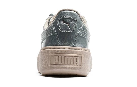 PUMA Womens Shoes 37 / Silver PUMA - Basket Platform