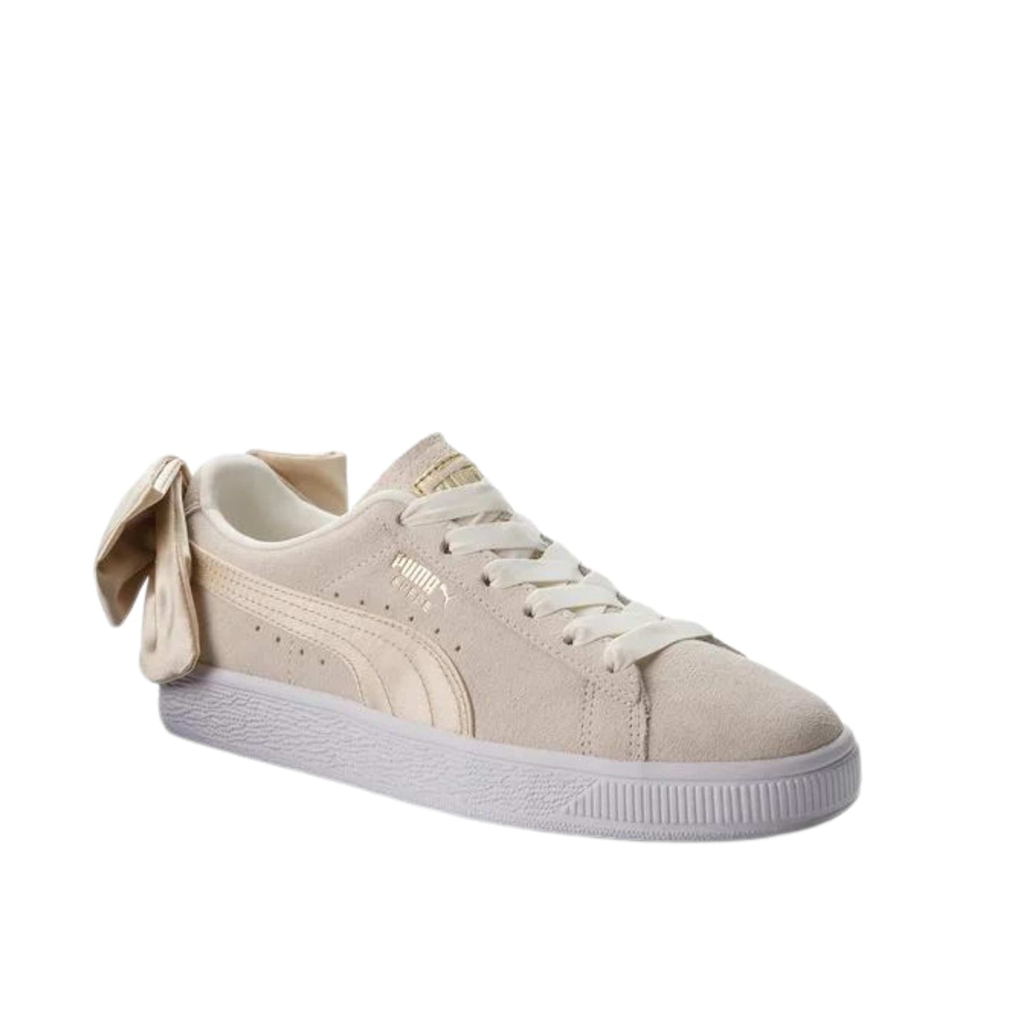 PUMA Womens Shoes 37 / Beige PUMA - Suede Bow Varsity