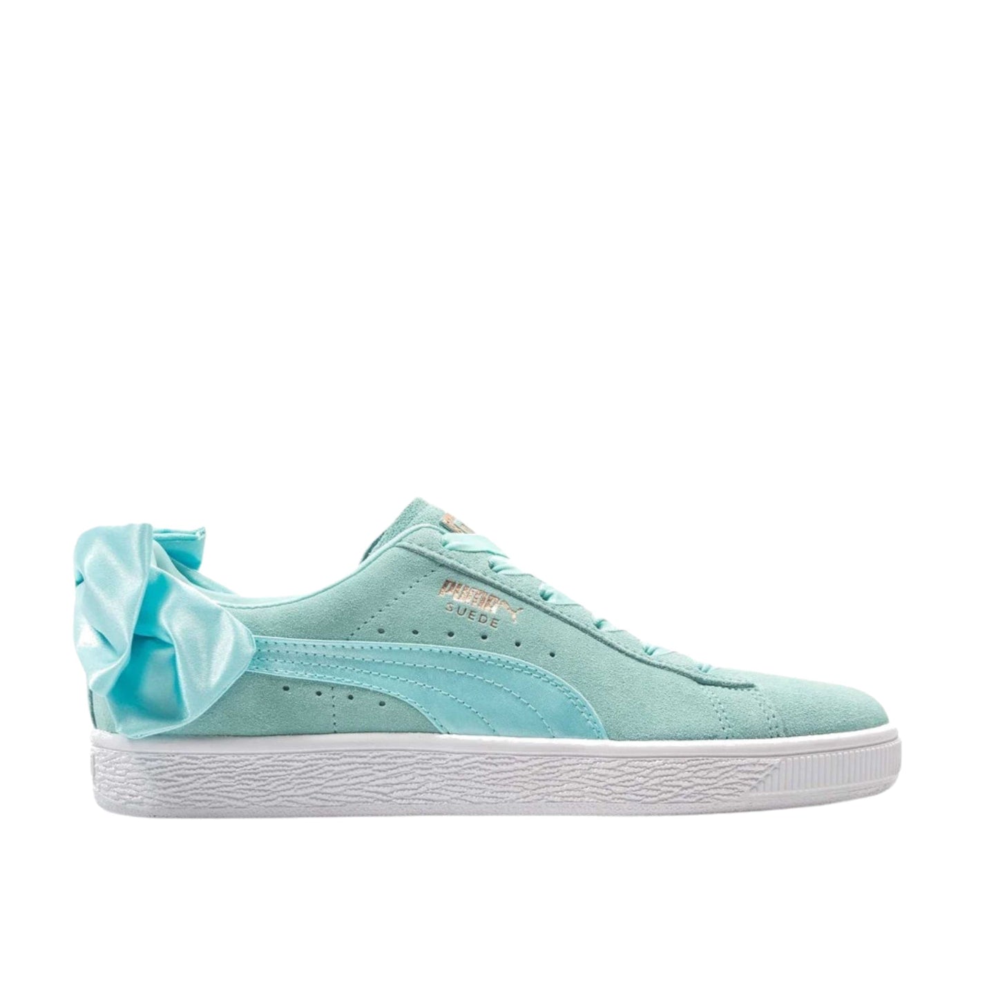 PUMA Womens Shoes 37 / Blue PUMA - Suede Bow Varsity