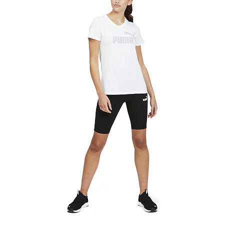 PUMA Womens Tops XS / White PUMA - Crew Neck Short Sleeve Graphic T-Shirt