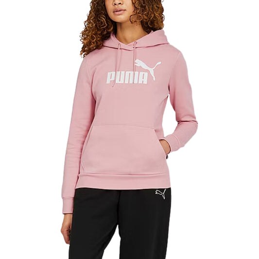 PUMA Womens Tops XL / Pink PUMA - Essentials Long Sleeve Hoodie