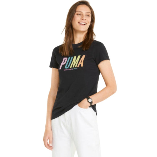 PUMA Womens Tops XL / Black PUMA - Graphic T-Shirt