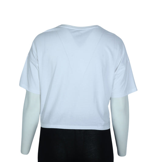 PUMA Womens Tops XL / White PUMA - T-shirt Printed Logo Front