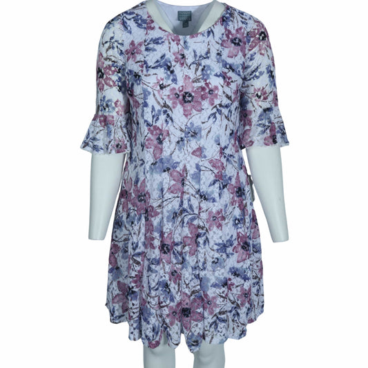 RABBIT Womens Dress XL / Multi-Color RABBIT - Printed All Over Dress