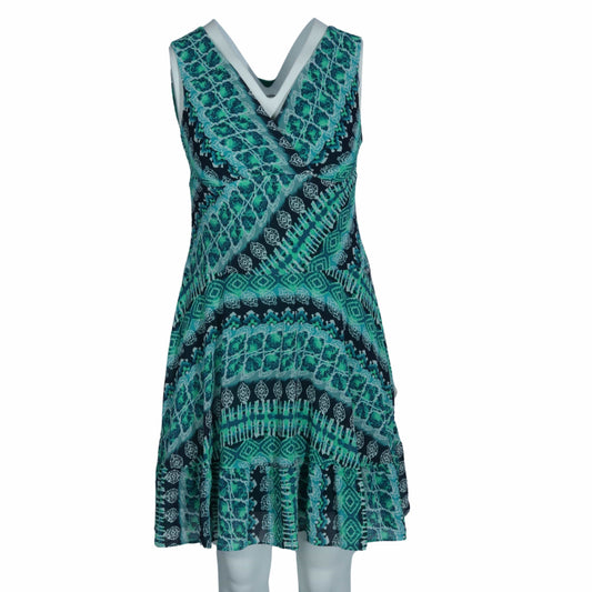 RABBIT Womens Dress M / Multi-Color RABBIT - V Neck Dress
