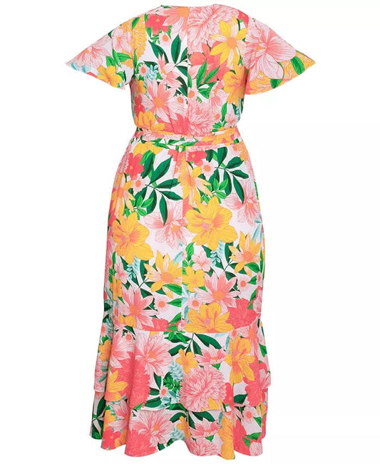 RACHEL ROY Womens Dress XXXL / Multi-Color RACHEL ROY - Plus Size Talula Floral-Print Dress