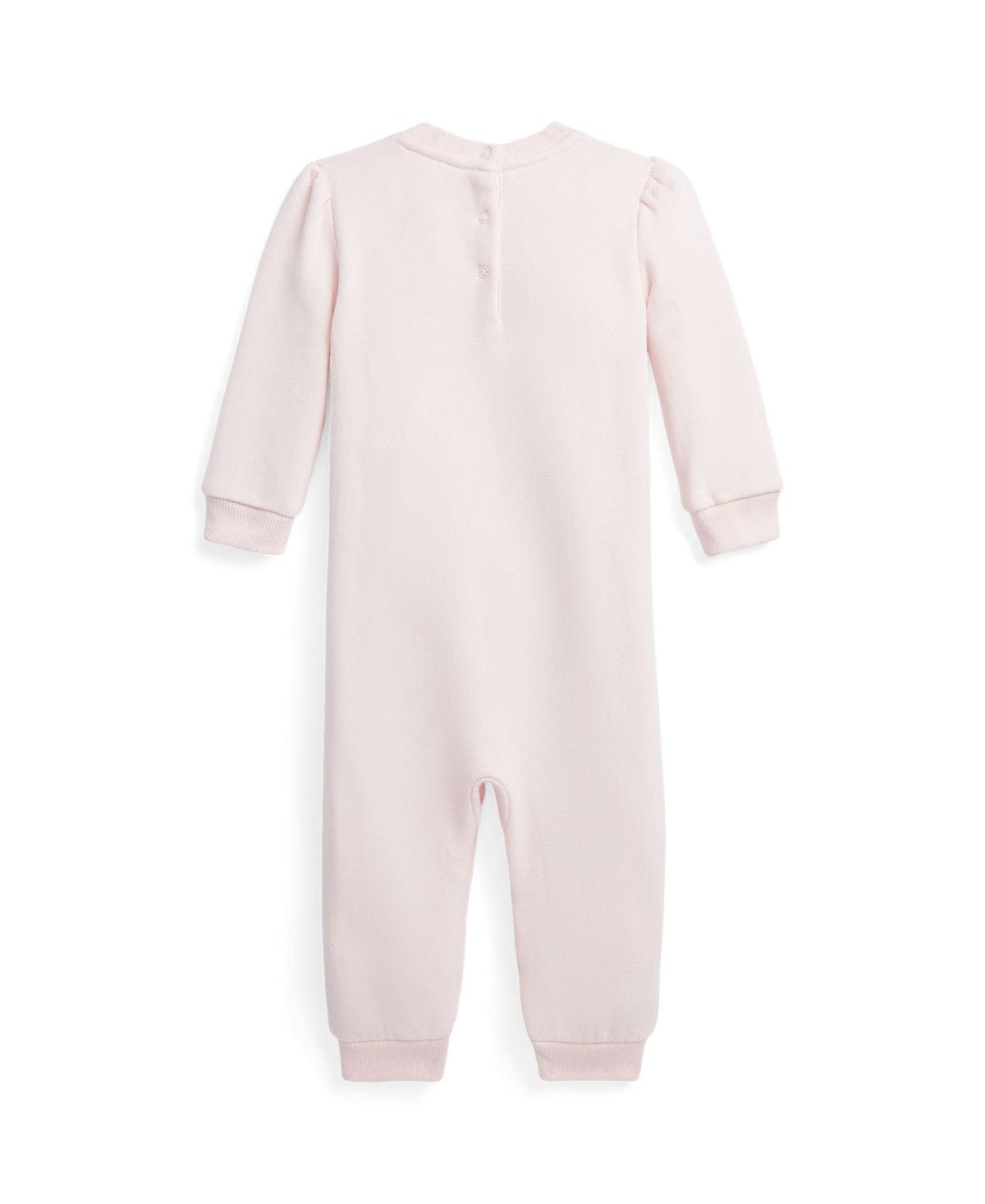 RALPH LAUREN Baby Girl 6 Month / Pink RALPH LAUREN - Baby - Polo Bear Fleece Coverall