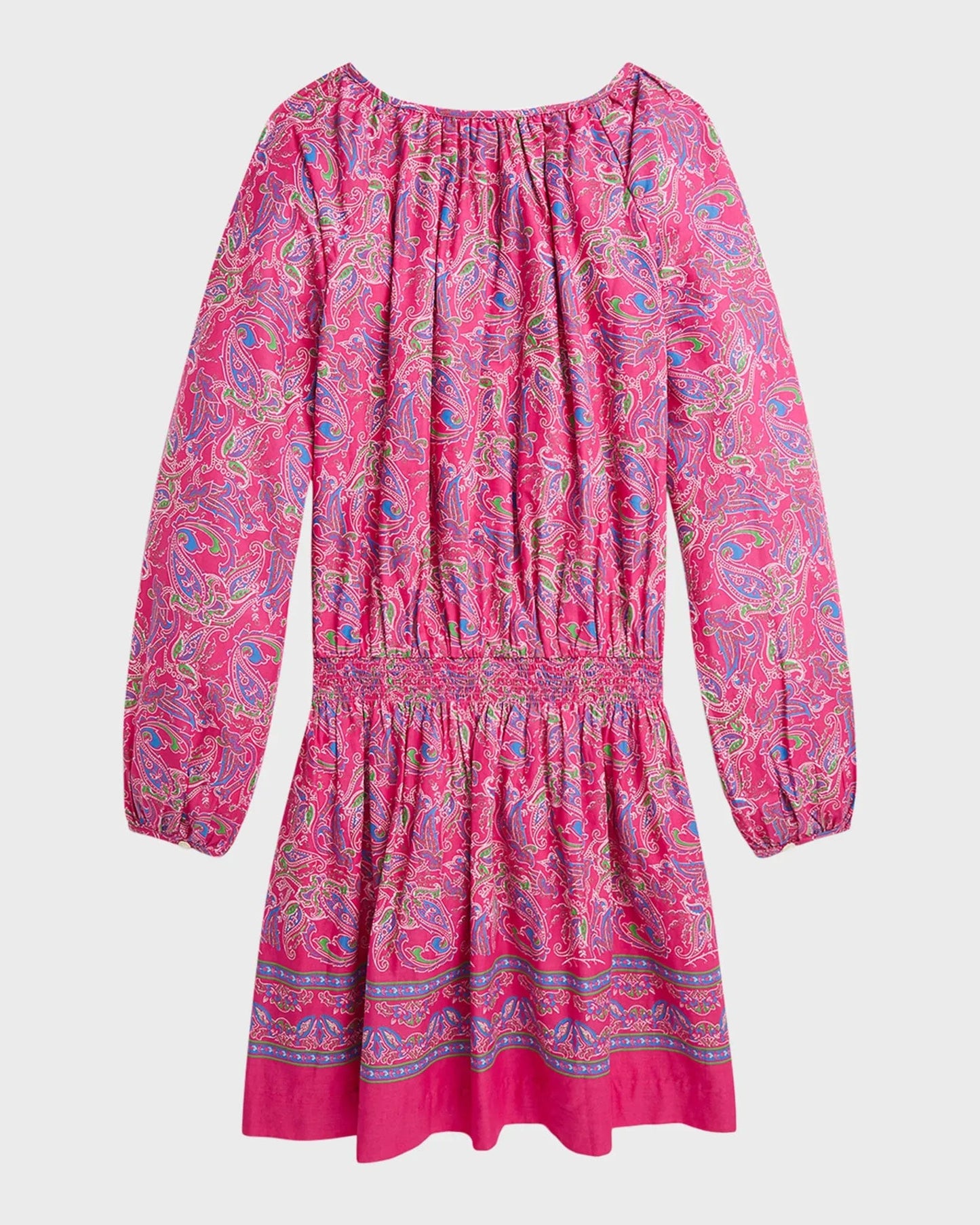 RALPH LAUREN Girls Dress 6 Years / Pink RALPH LAUREN - Kids - Paisley Cotton Batiste Dress