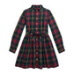 RALPH LAUREN Girls Dress L / Multi-Color RALPH LAUREN - Kids - Plaid Cotton Twill Shirtdress