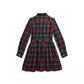 RALPH LAUREN Girls Dress L / Multi-Color RALPH LAUREN - Kids - Plaid Cotton Twill Shirtdress