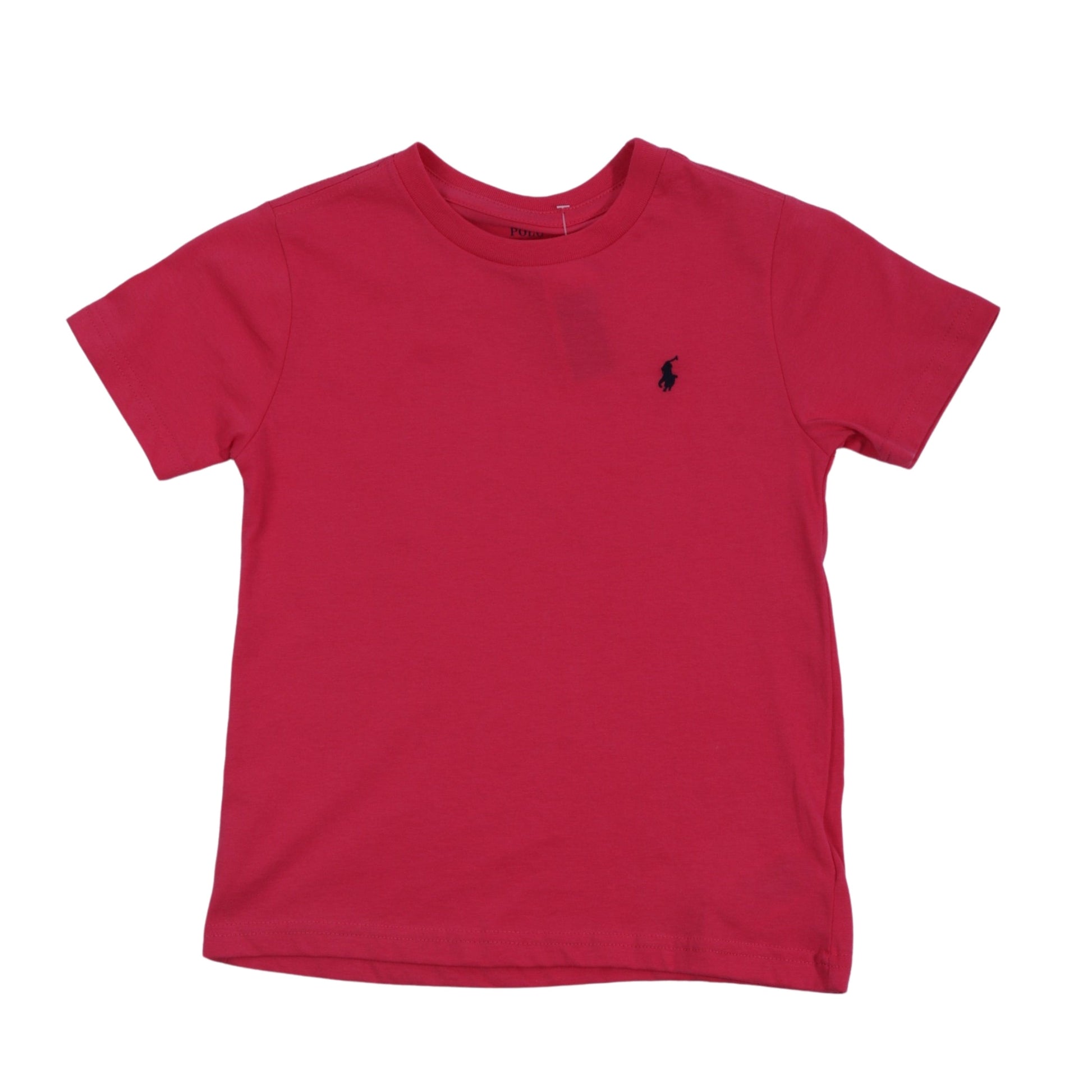 RALPH LAUREN Girls Tops 5 Years / Pink RALPH LAUREN - Kids - Front Chest Branding Embroidery T-Shirt