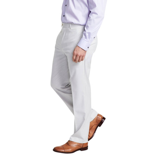 RALPH LAUREN Mens Bottoms M / Grey RALPH LAUREN - Classic-Fit Ultraflex Stretch Flat-Front Dress Pants