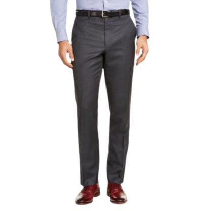 RALPH LAUREN Mens Bottoms M / Dark Grey RALPH LAUREN - Classic-Fit Ultraflex Stretch Flat-Front Dress Pants