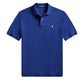 RALPH LAUREN Mens Bottoms L / Blue RALPH LAUREN - Custom Slim Fit Mesh Polo Shirt