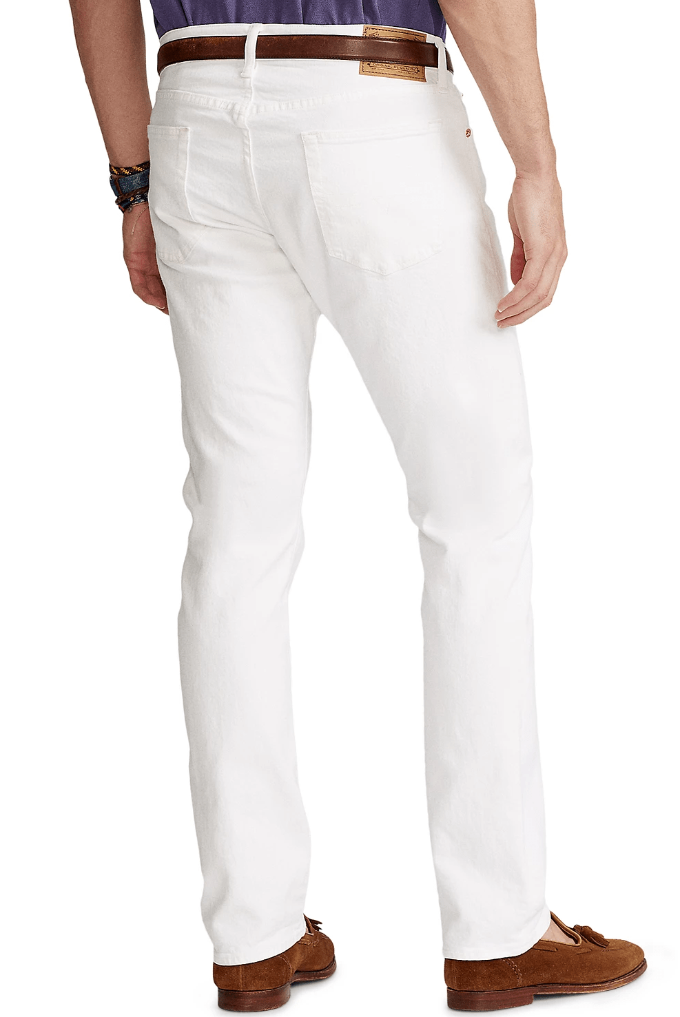 RALPH LAUREN Mens Bottoms L / White RALPH LAUREN - Varick Slim Straight Jeans