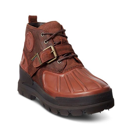 RALPH LAUREN Mens Shoes RALPH LAUREN - Traction Water Resistant Oslo Leather Boots