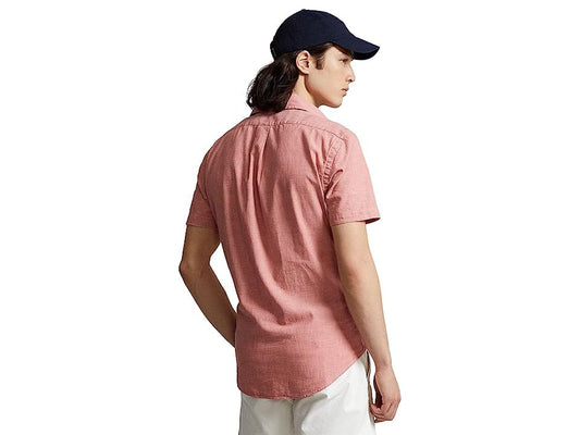 RALPH LAUREN Mens Tops XL / Pink RALPH LAUREN - Classic-Fit Chambray Shirt