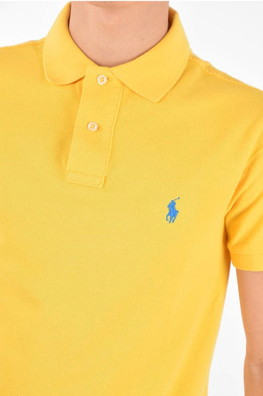 RALPH LAUREN Mens Tops S / Yellow RALPH LAUREN - Collar Neck T-shirt