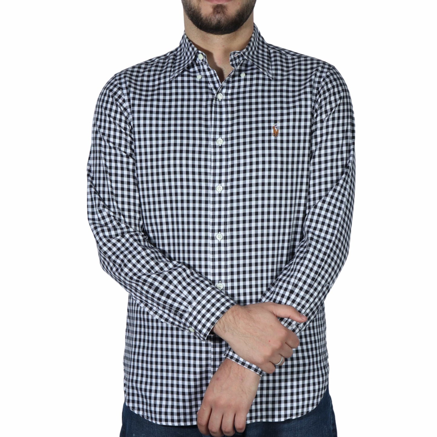 RALPH LAUREN Mens Tops S / Multi-Color RALPH LAUREN - Plaid checkerd shirt