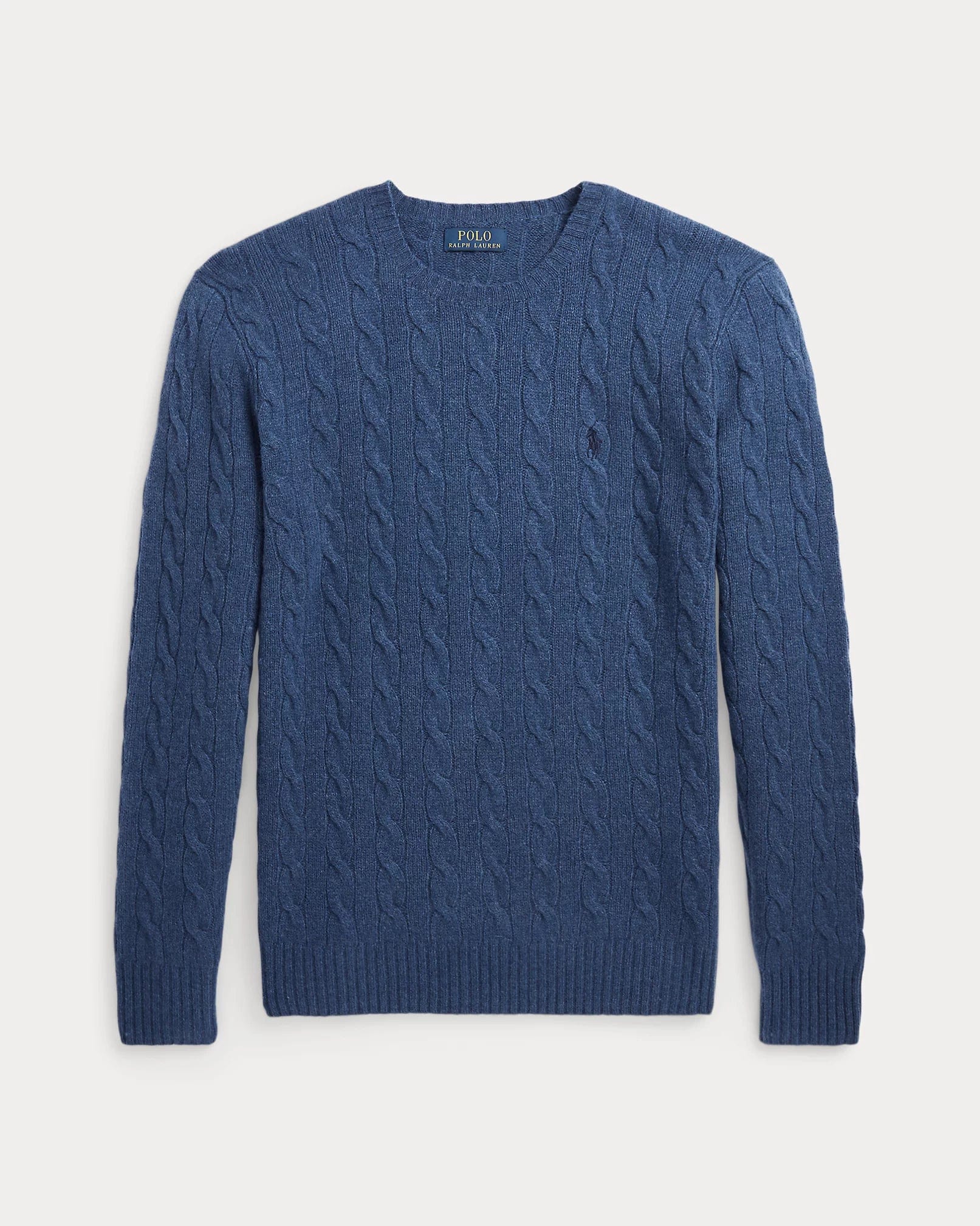 RALPH LAUREN Mens Tops RALPH LAUREN - Wool-Cashmere Cable-Knit Sweater