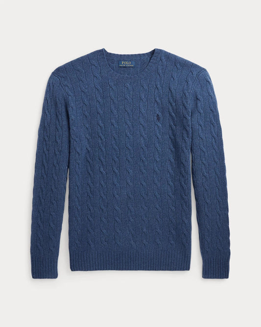 RALPH LAUREN Mens Tops RALPH LAUREN - Wool-Cashmere Cable-Knit Sweater