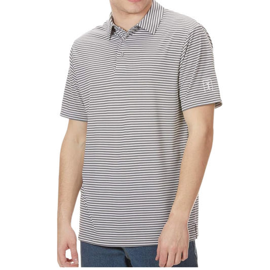 PGATOUR - Short Sleeve Feeder Stripe Polo T-Shirt