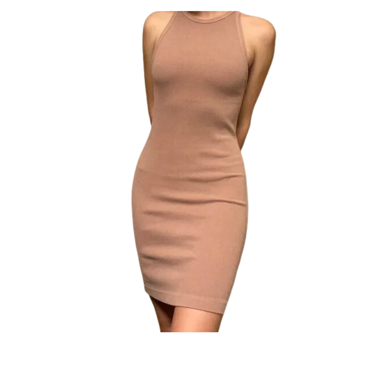 OLD NAVY - Tan Bodycon Dress