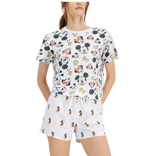 DISNEY - Cropped Mickey Mouse Graphic T-Shirt