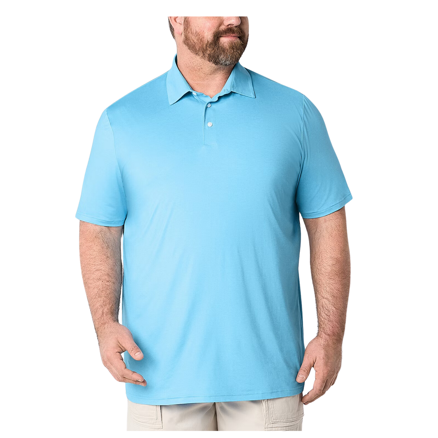 ST.JOHN'S BAY -  Regular Fit Short Sleeve Polo Shirt