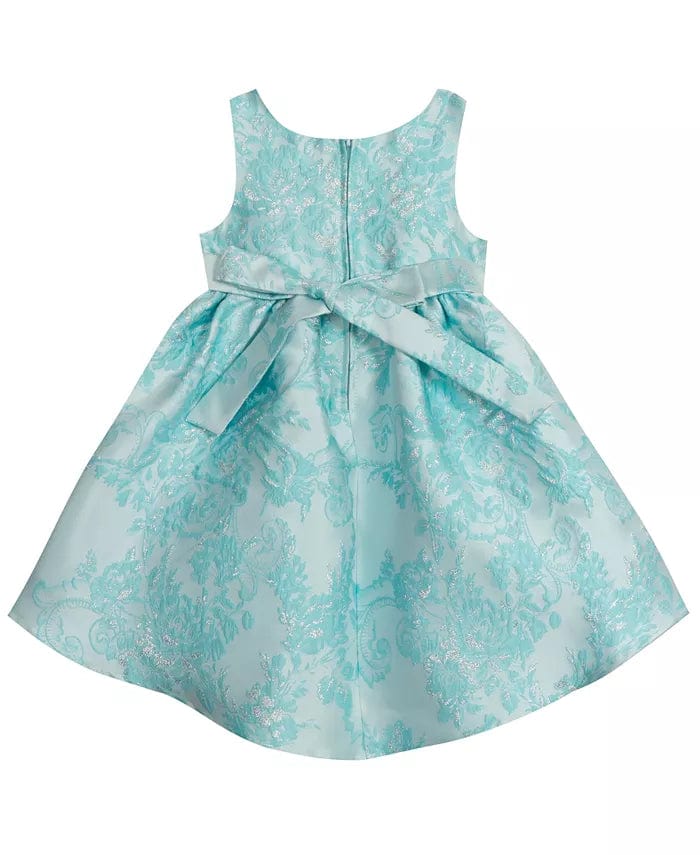 RARE EDITIONS Baby Girl 2 Years / Blue RARE EDITIONS - Baby - Lurex Brocade Dress