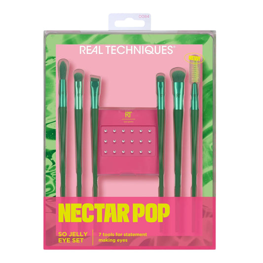 REAL TECHNIQUES Beauty Tools REAL TECHNIQUES - Nectar Pop So Jelly Eye Make Up Brush Set