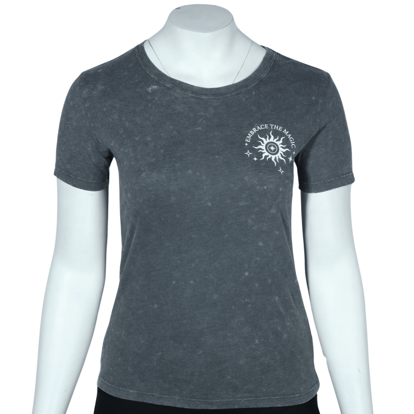 REBELLIOUS ONE Womens Tops S / Grey REBELLIOUS ONE - Astrology graphic print t-shirt