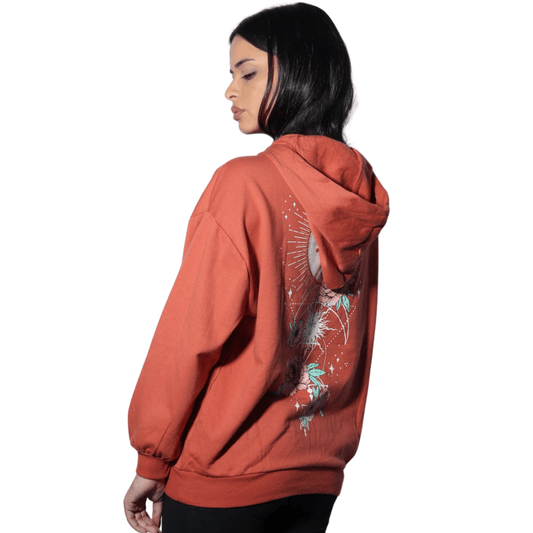 REBELLIOUS ONE Womens Tops REBELLIOUS ONE - Graphic print womens hoody