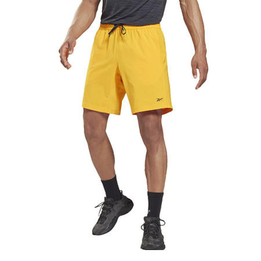 REEBOK Mens sports S / Yellow REEBOK -  Moisture Wicking Workout Shorts