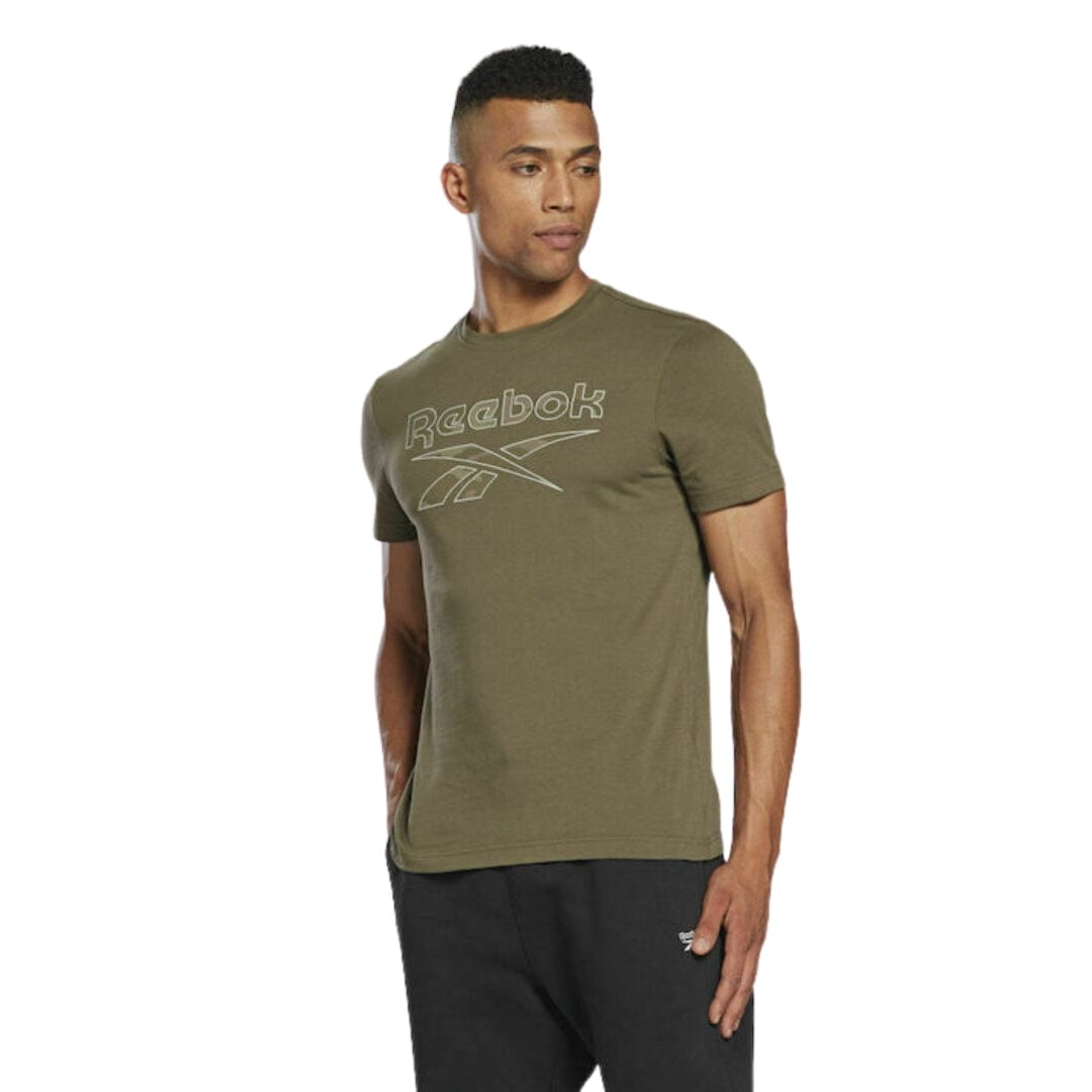 REEBOK Mens Tops S / Green REEBOK - Identity Big Logo T-Shirt