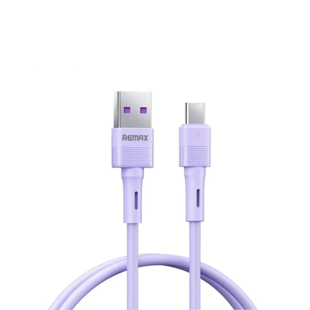 REMAX Electronic Accessories Purple REMAX - Fast Charging Liquid Silicone Data Cable