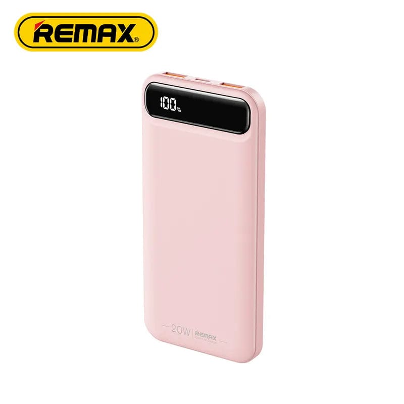 REMAX Electronic Accessories Pink REMAX - Portable Power Bank 20000Mah Fast Charging