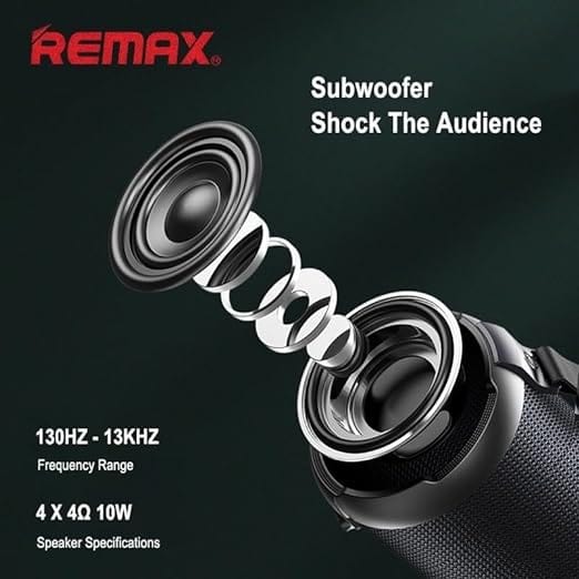 REMAX Electronic Accessories Black REMAX - RB-M43 Speaker