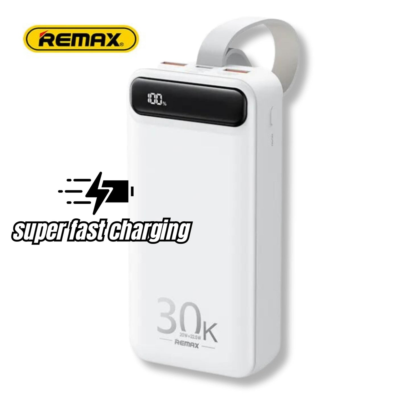 REMAX Electronic Accessories REMAX - RPP-522 30000mAh Bole Series PD20W+QC22.5W Fast Charging Power Bank