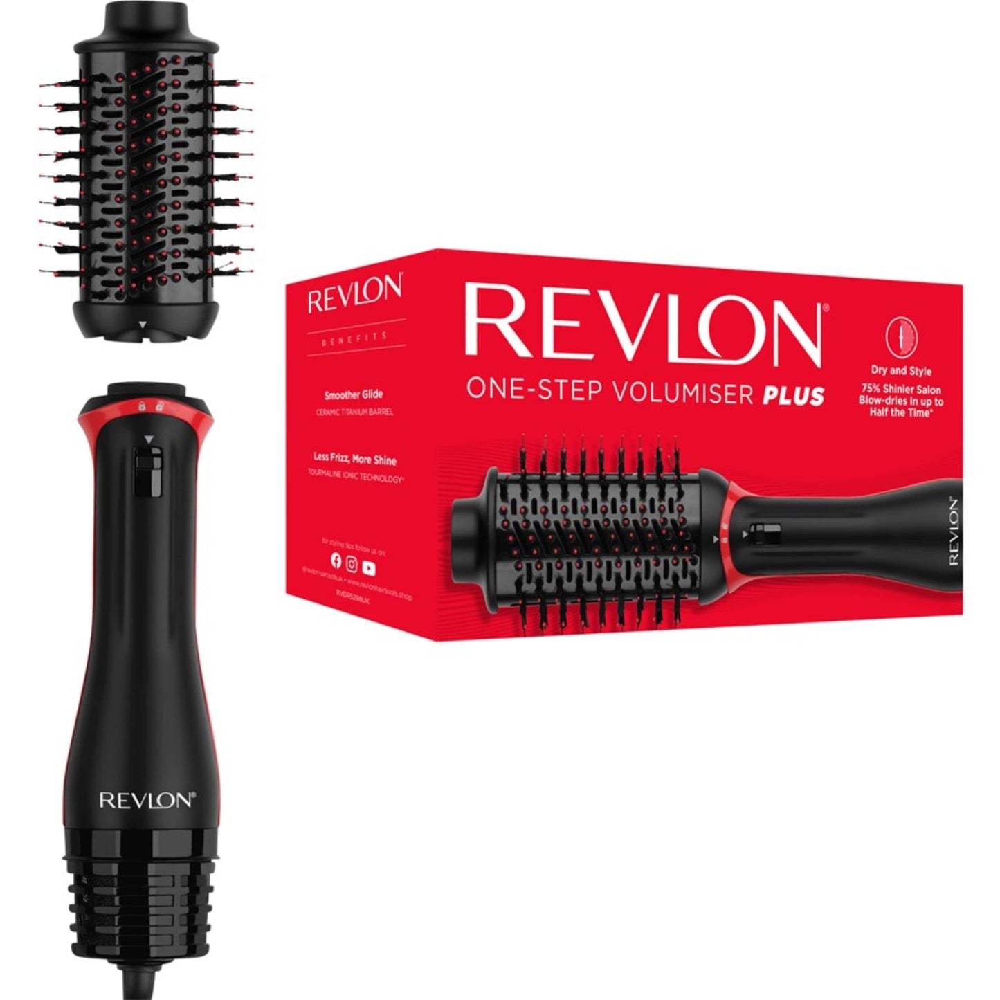 REVLON Hair Styling Tools REVLON - One-Step Volumiser Plus Oval Brush