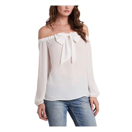 RILEY & RAE Womens Tops RILEY & RAE - Off The Shoulder Bow Blouse