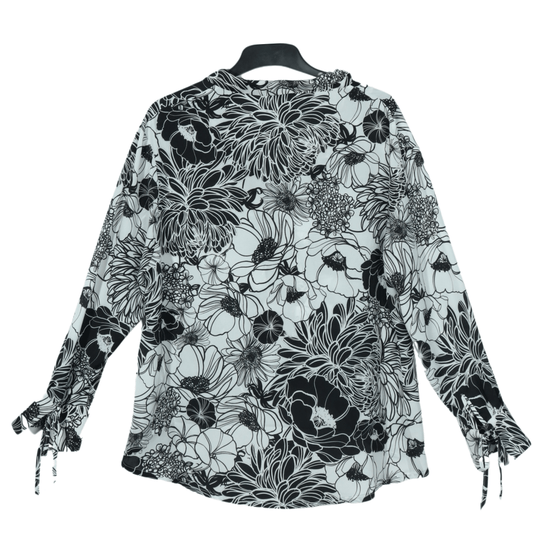 RIVERES DE LUNE Womens Tops L / Multi-Color RIVERES DE LUNE - Flower pattern blouse