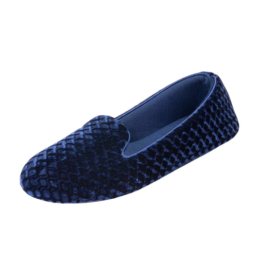 ROCK DOVE Womens shoes 39 / Navy ROCK DOVE -  Velour Memory Foam Slipper