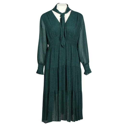 RYEGRASS Womens Dress XXL / Green RYEGRASS - Pointed All over Dress