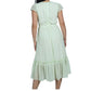 RYEGRASS Womens Dress XS / Multi-Color RYEGRASS - Round Neck Midi Dress