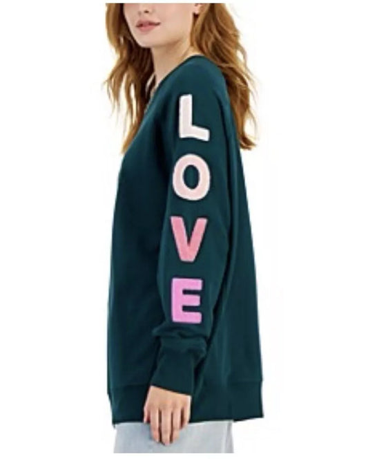 REBELLIOUS ONE - Love Sleeve Crewneck Sweatshirt